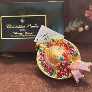 🐈‍⬛ Christopher Radko ornament EUC “Bonny Spring”